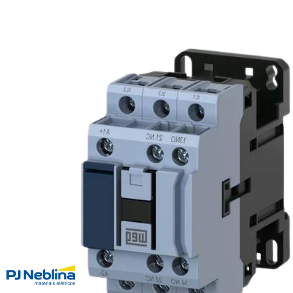 Contator Potencia Bipolar 12A 24V 1Na+1Nf 50/60Hz - Weg
