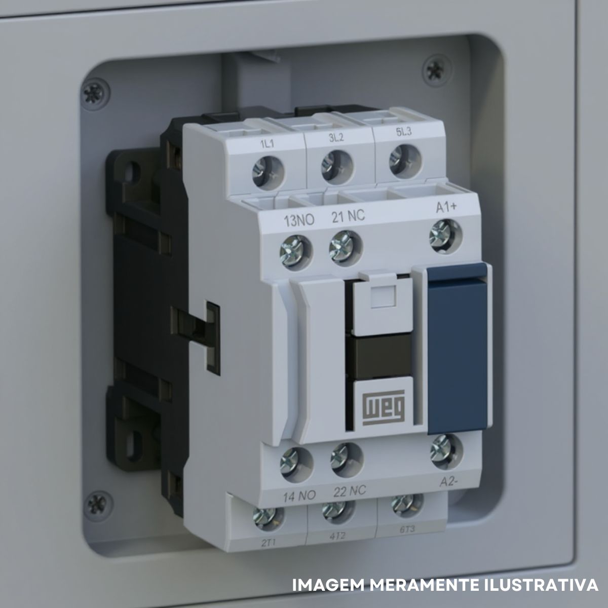 Contator Potencia Bipolar 18A 24V 1Na+1Nf 50/60Hz - Weg