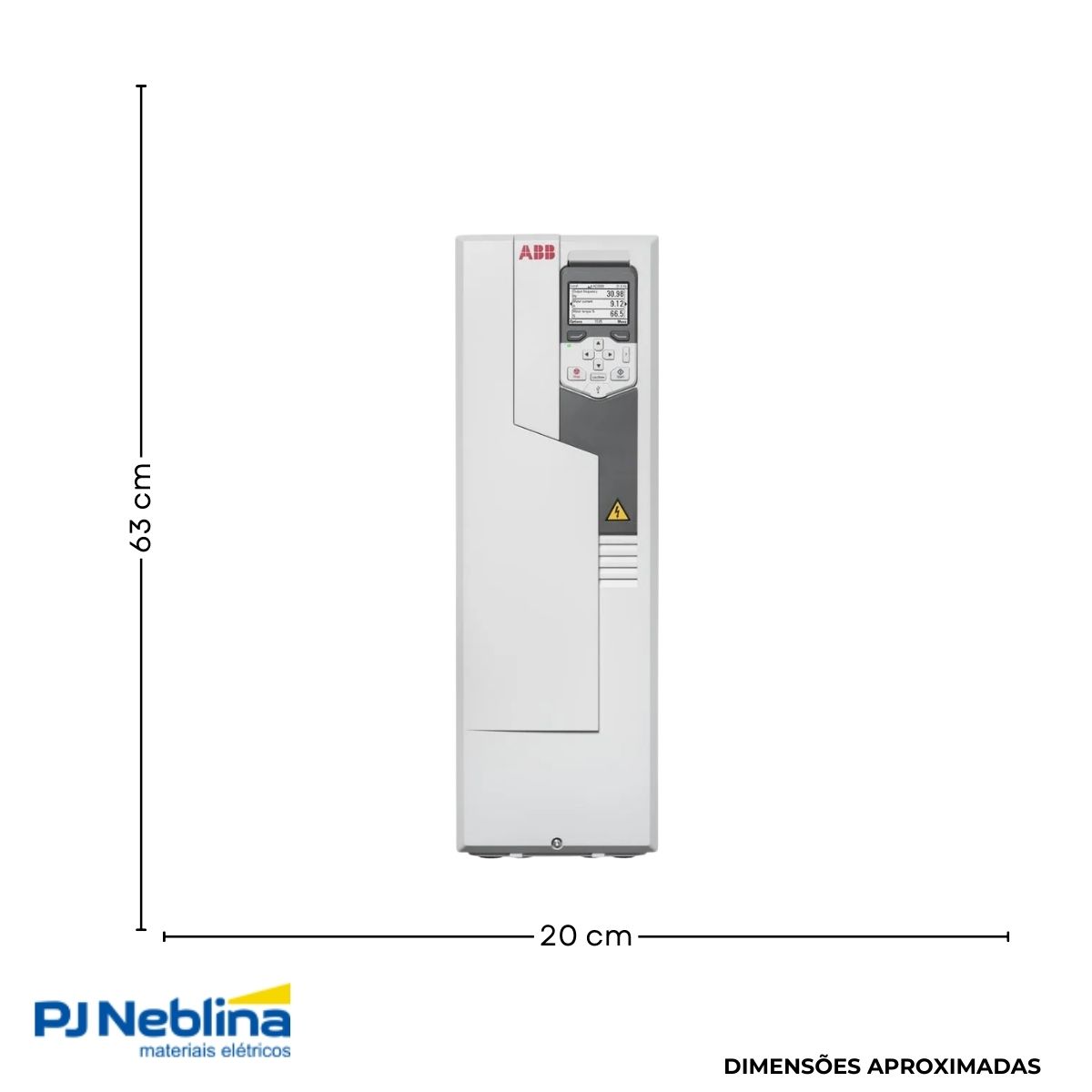 Inversor Frequência Trifásico 380-480V 50/60Hz 7,2A 3Kw - Abb