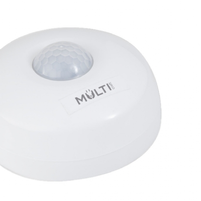 Sensor Presença Com Fotocélula Embutir Teto Bivolt Alcance 10 Metros Branco - Multicraft