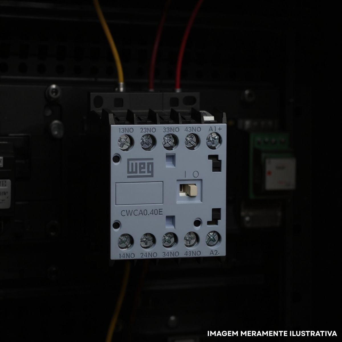 Contator Mini Auxiliar 10A 24Vcc 4Nf - Weg