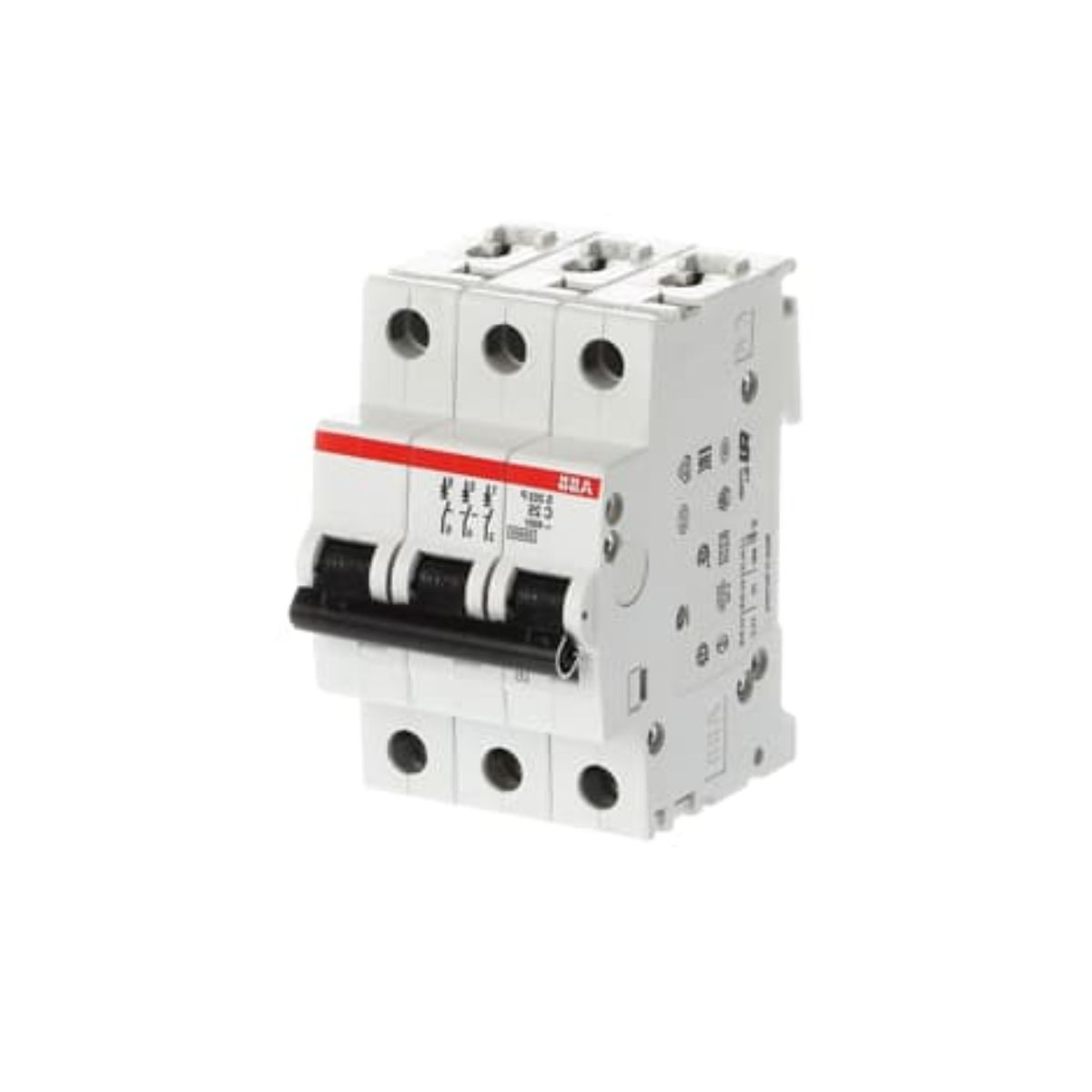 Disjuntor Mini Din Tripolar 25A Curva C 25Ka 230/400V - Abb