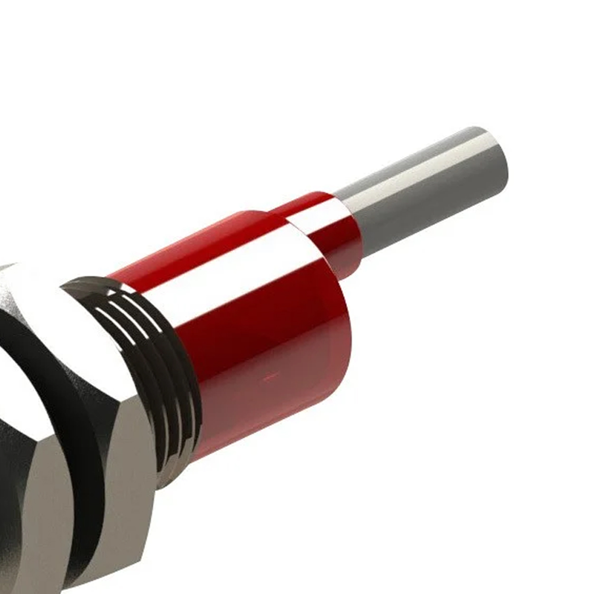 Sensor Indutivo Cilíndrico Roscado Sn=4Mm M12x1,00Mm Metálico 3 Fios 10-30Vcc Cabo 2 Metros NPN 1Nf 1 Led Weg