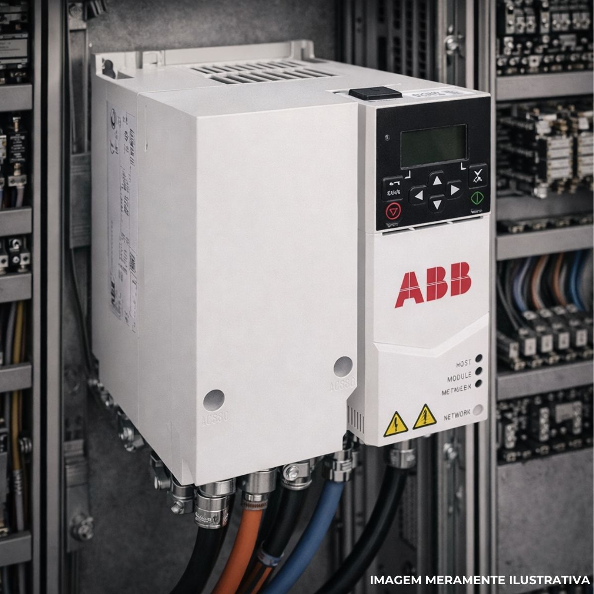 Inversor Frequência Trifásico 380-480V 50/60Hz 12,6A 5,5Kw -  Abb