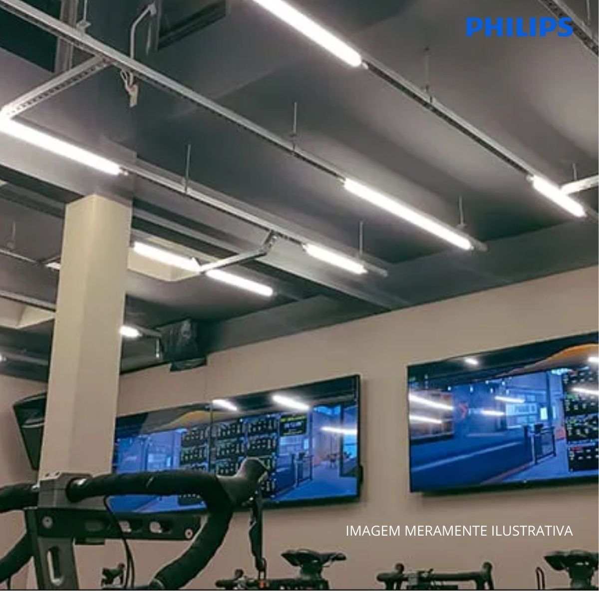 Lâmpada Led Tubular T8 8W Bivolt G13 4000K Luz do Dia 600Mm Vidro 25000H - Philips