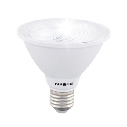 Lâmpada Led Par30 9W Bivolt E27 6500K Luz Branca - Ourolux