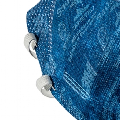 Respirador Descartável Pff-2 Sem Válvula Azul Dobrável Ca-41514 AURA 9820+BR - 3M Do Brasil