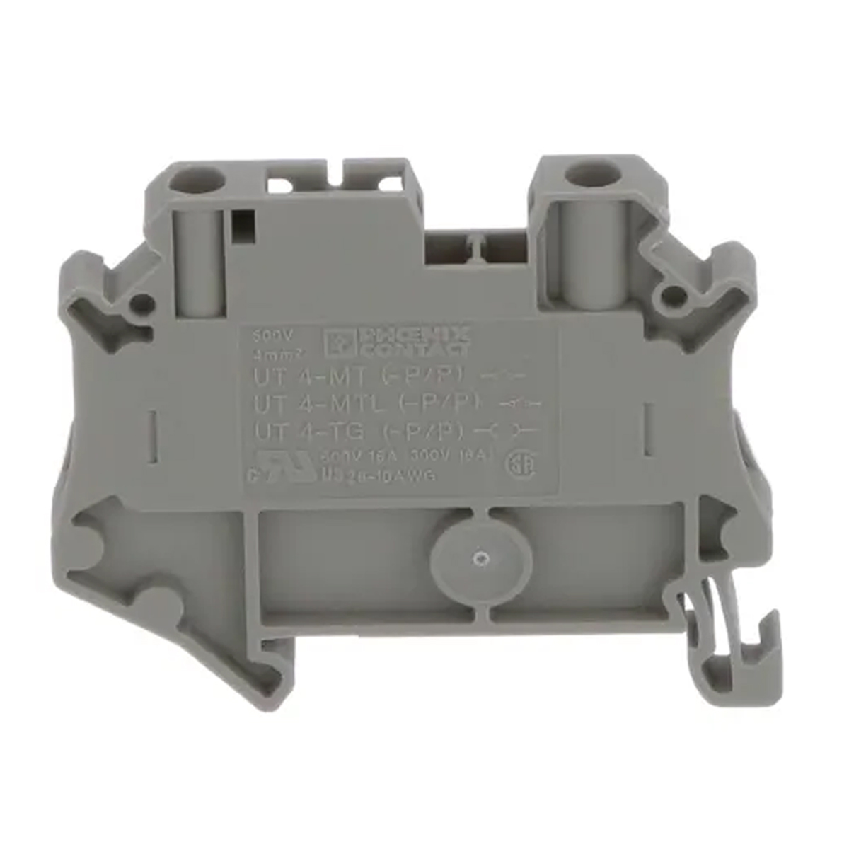 Conector Borne Passagem Seccionador 2 Conexões 2,50Mm 500V Cinza Poliamida 20A - Phoenix