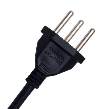 Filtro De Linha Qfl5 Circuit Breaker 5 Tomadas Bivolt Plástico Preto 10A 1,20 Metros - Qualitronix