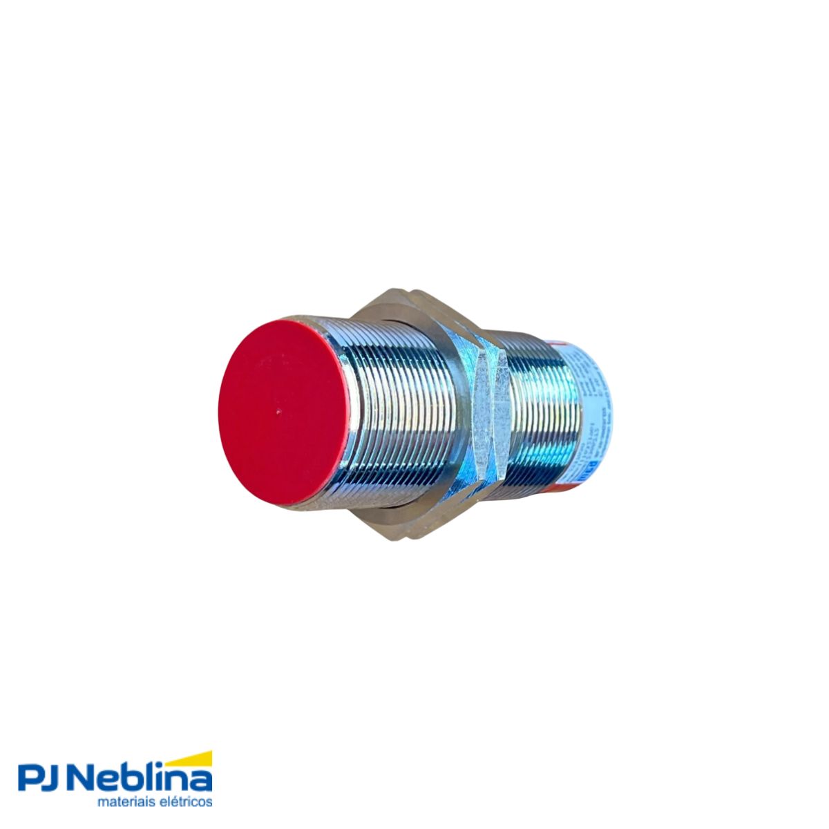 Sensor Indutivo Cilíndrico Roscado Sn=15Mm M30X1,50Mm Metálico 3 Fios 10-30Vcc Cabo 2M Pnp 1Nf 1 Led - Weg