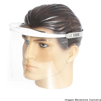 Protetor Facial Lente Incolor Contra Respingos De Saliva E Fluidos Nasais - Ye Print