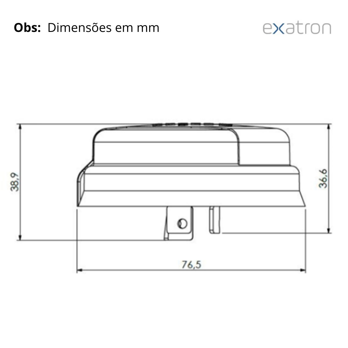 Acessório Shorting Cap 1000W Bivolt 15A Cinza Ip65 SHG0ST15 Exatron