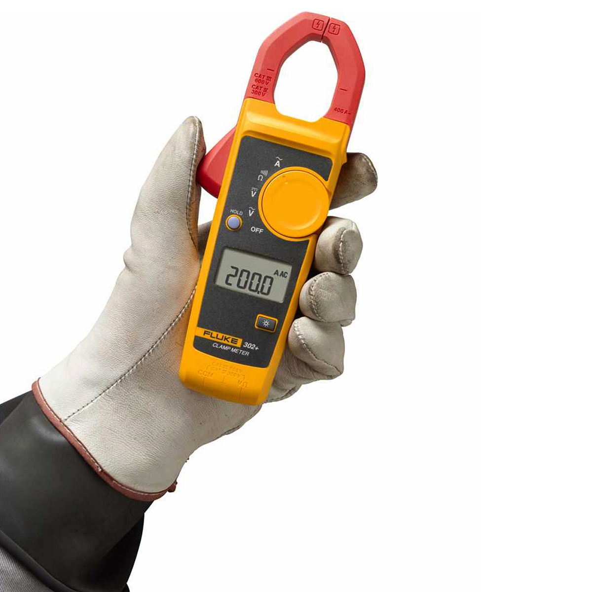 Alicate Amperímetro 400A Garra 30Mm 208x58,5x28Mm - Fluke