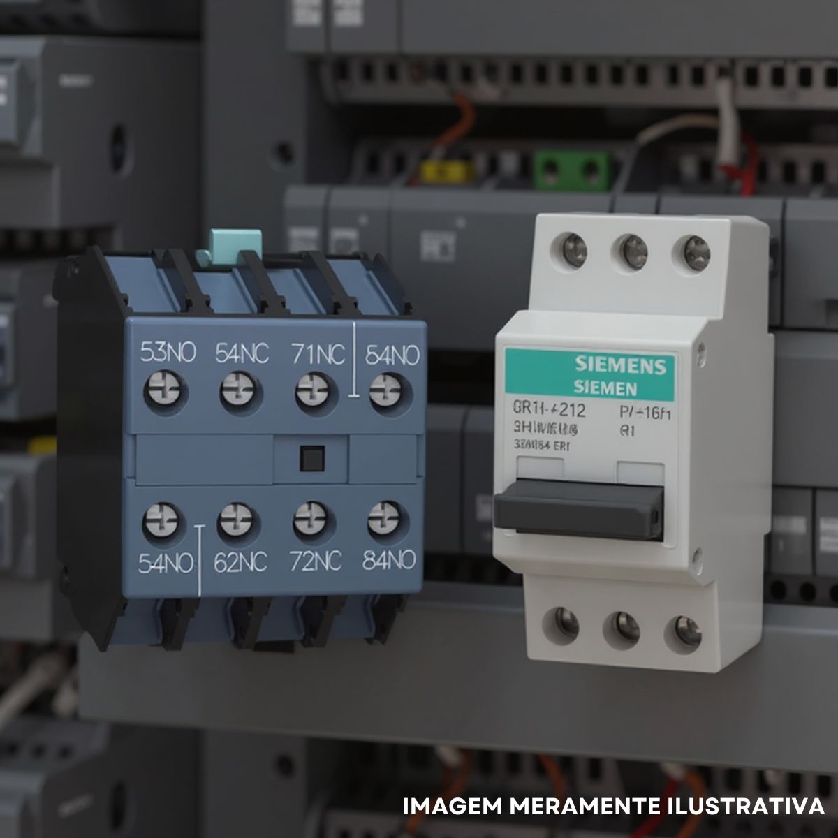 Bloco Contato Auxiliar P/Contator Frontal 2Na+2Nf - Siemens