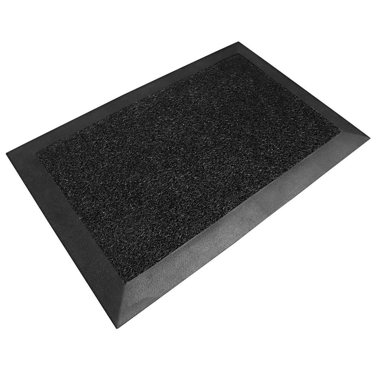 Tapete Sanitizante Com Borda 5cm 38X58cm Preto - Kapazi