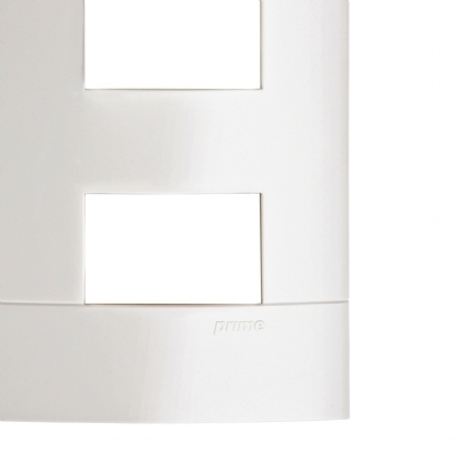 Placa Acabamento 2 Postos Horizontal4X2 Lunare Branco - Schneider Electric