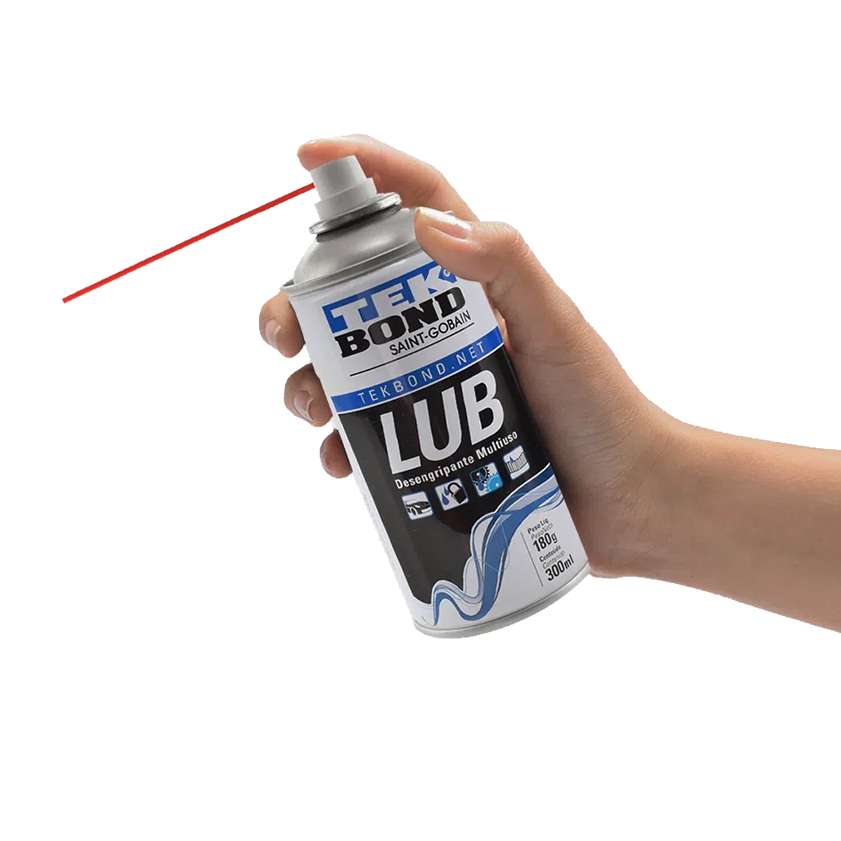 Spray Desengripante Multiuso 180g 300ml - Tek Bond
