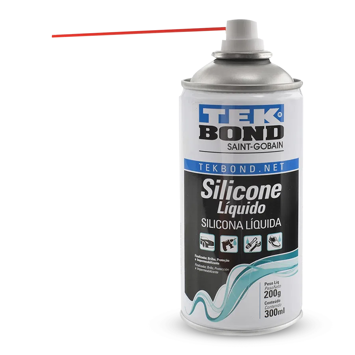 Spray Silicone Liquido 300Ml - Tek Bond
