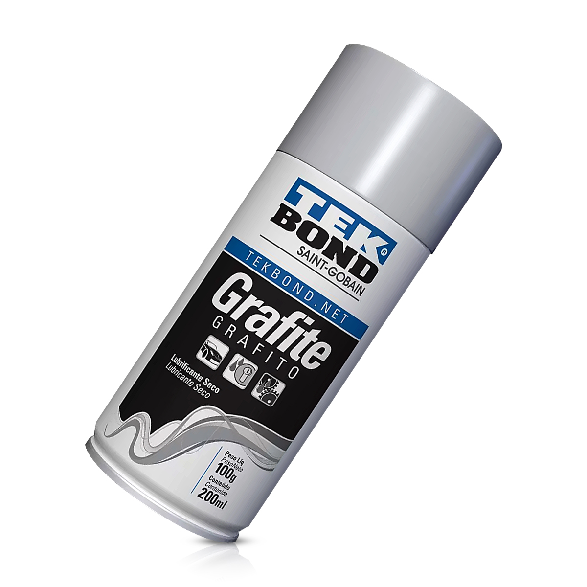Spray Grafite Lubrificante Seco 200ml - Tek Bond