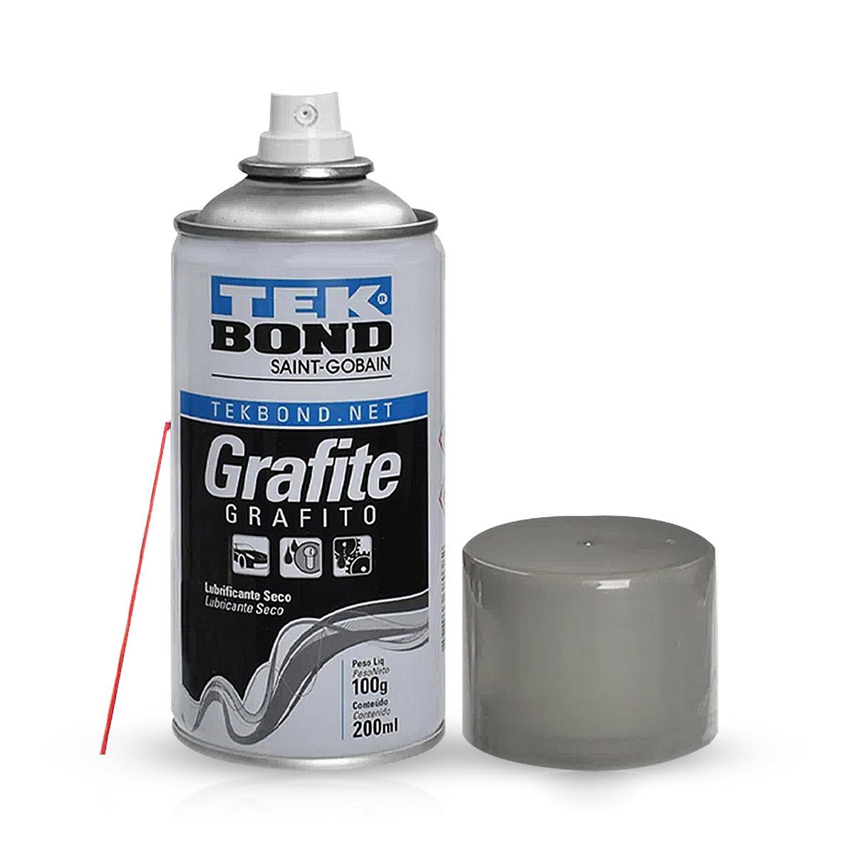 Spray Grafite Lubrificante Seco 200ml - Tek Bond