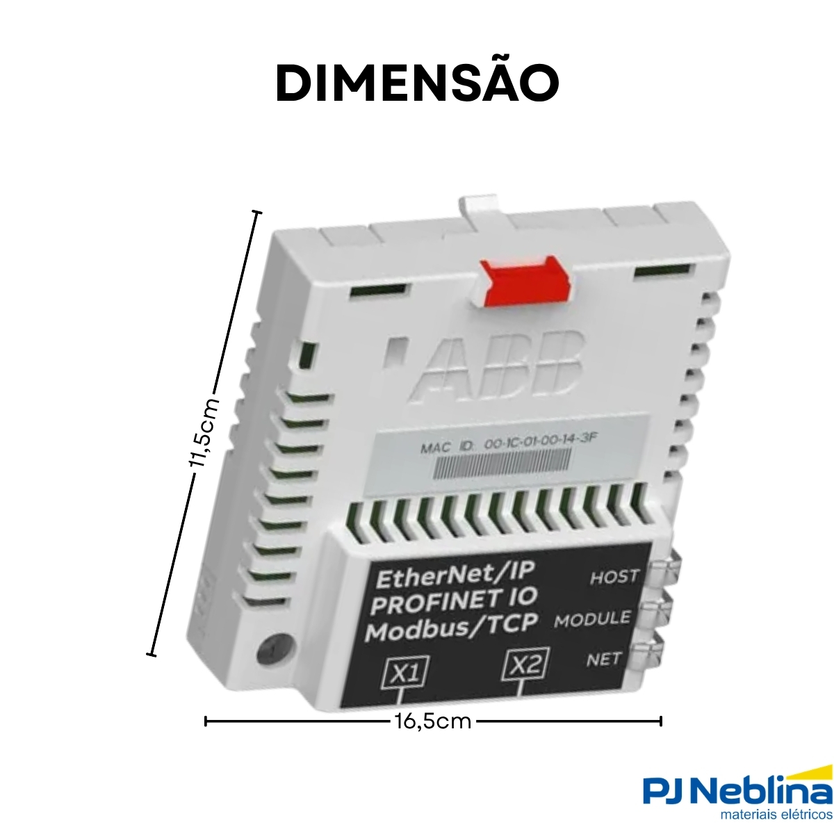 Placa Comunicação Ethernet Ip Feip-21 - ABB