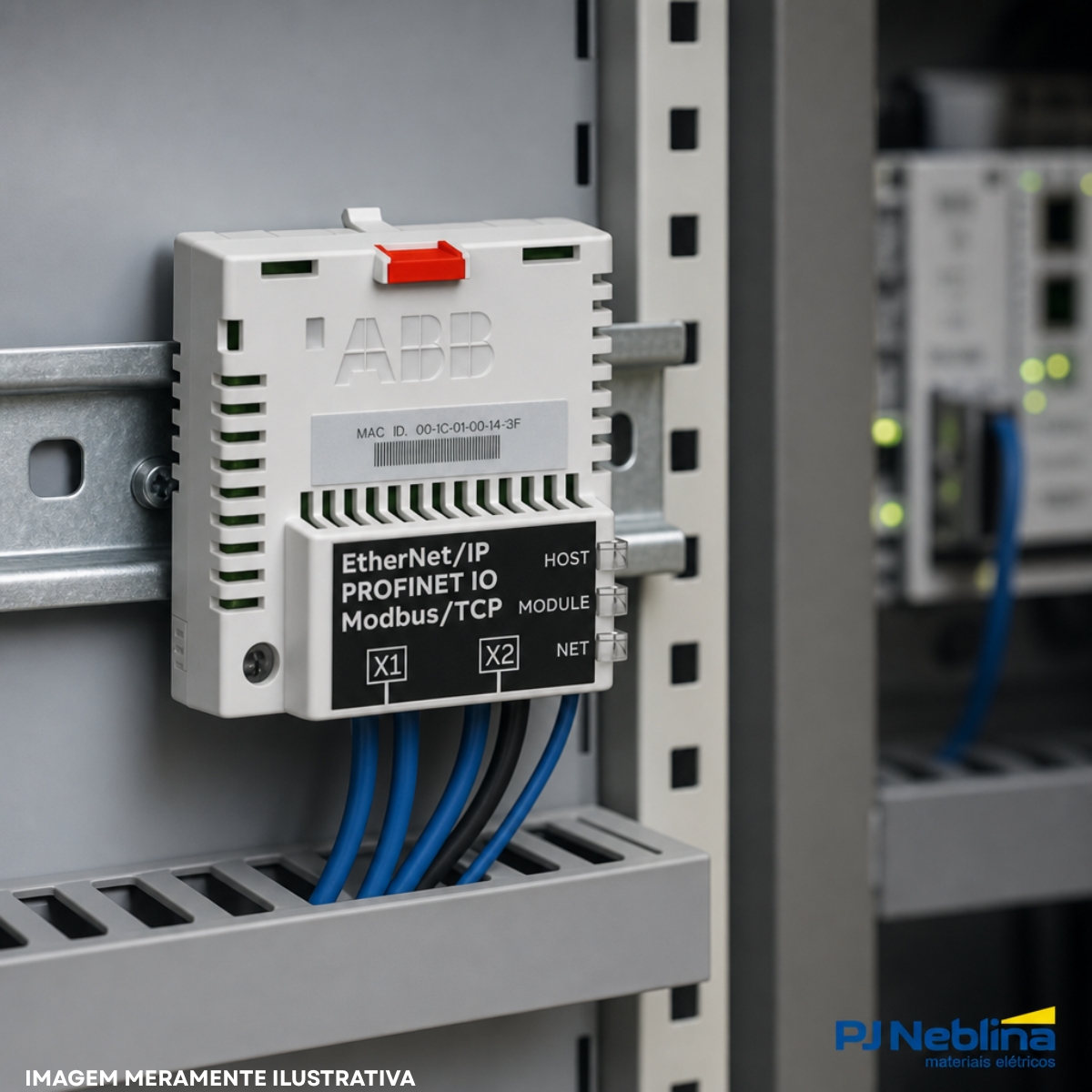 Placa Comunicação Ethernet Ip Feip-21 - ABB
