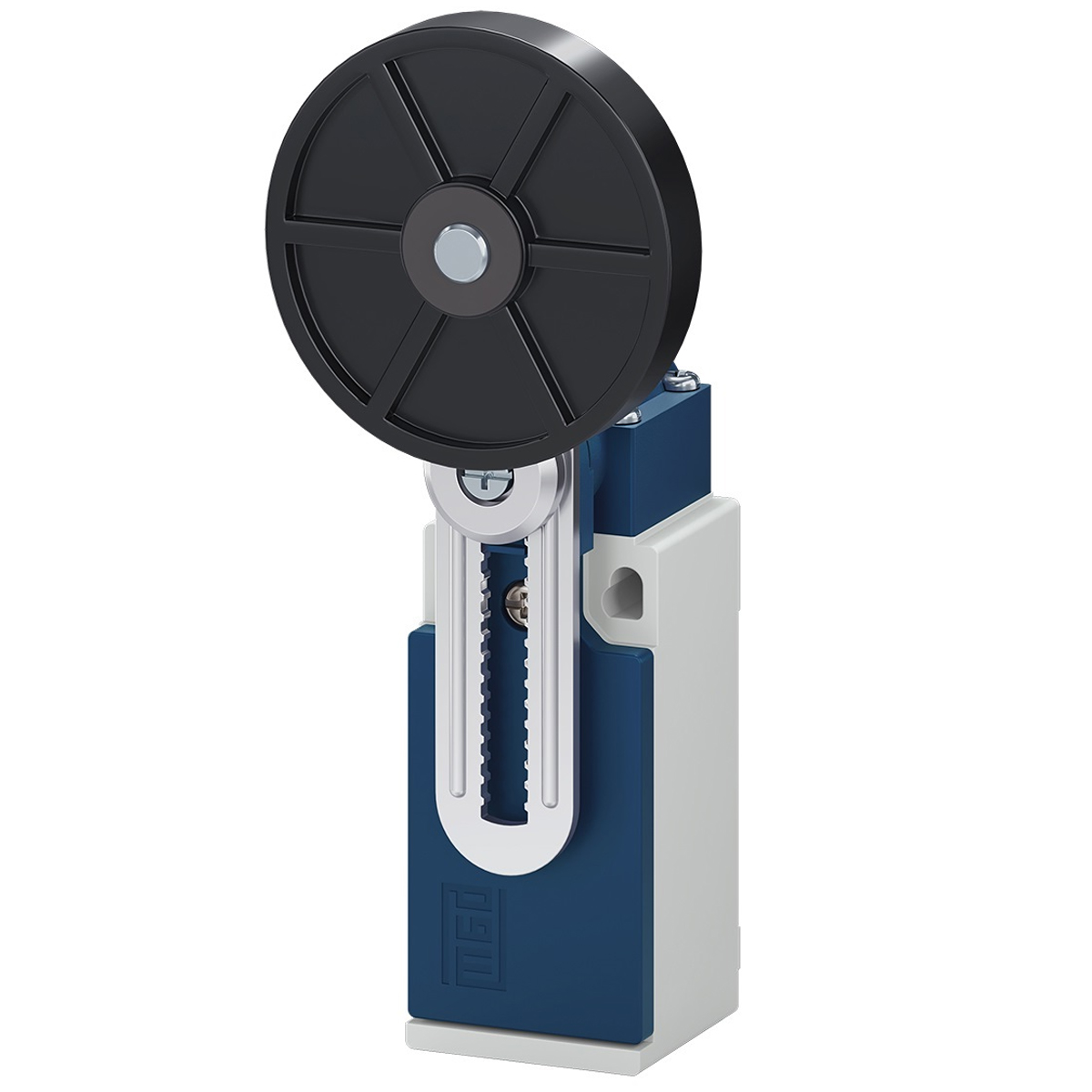 Chave Fim De Curso Roldana 50Mm 3A 1Na+1Nf Plástico Ação Lenta Atuador Borracha 240V Weg