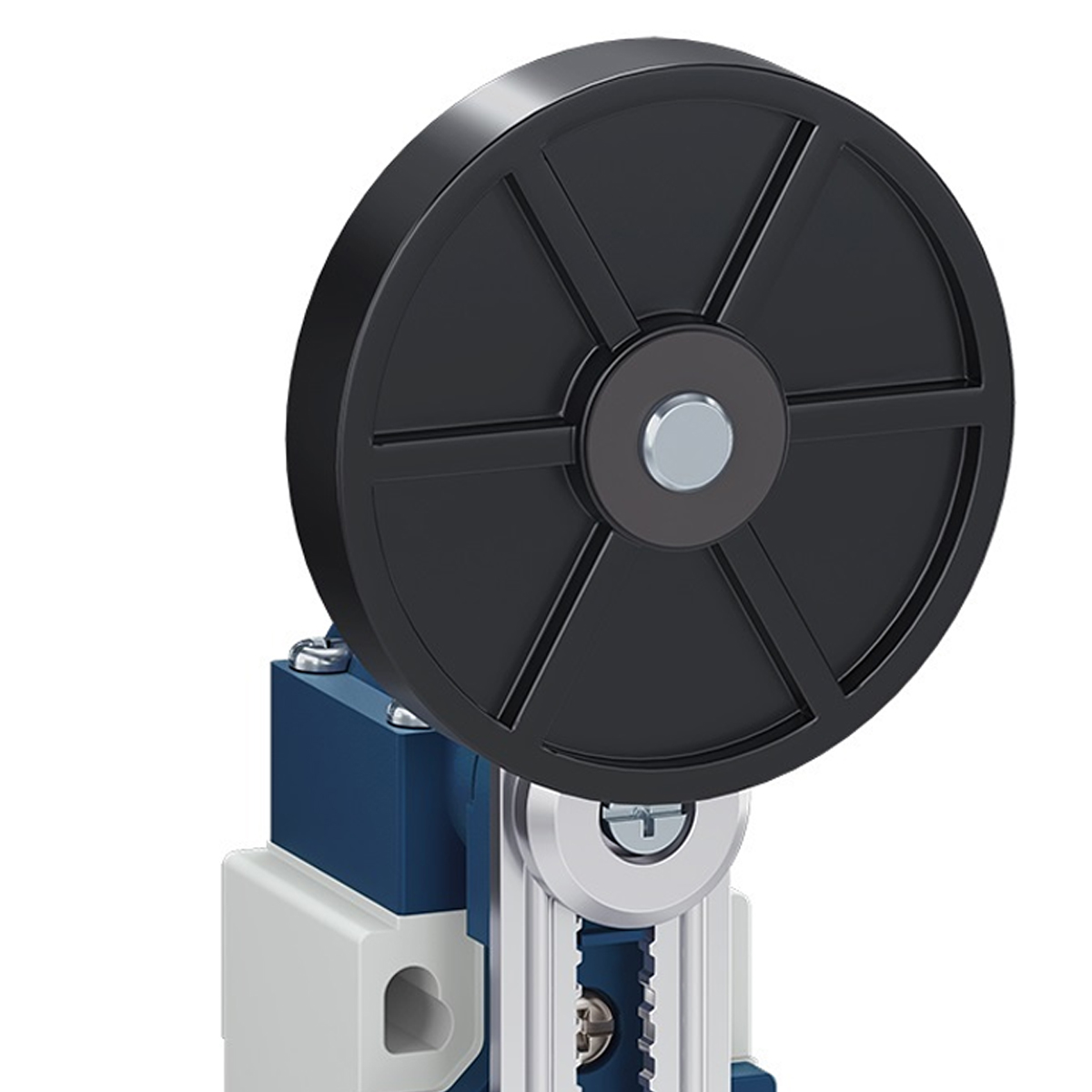 Chave Fim De Curso Roldana 50Mm 3A 1Na+1Nf Plástico Ação Lenta Atuador Borracha 240V Weg