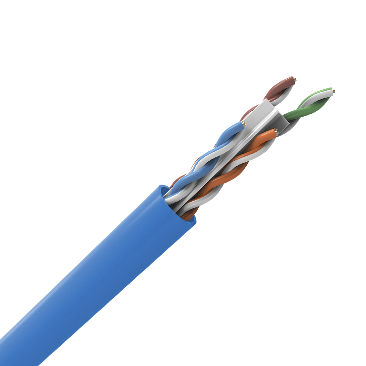 Cabo Rede Cm U/Utp 4Px24Awg Cat6 Sohoplus 305 Metros Azul - Furukawa