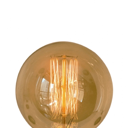 Lâmpada Filamento Carbono G125 40W 110V E27 2200K Ambar Decorativo - Gmh