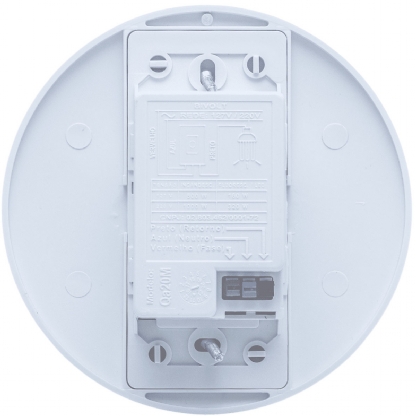 Sensor Presença Com Fotocélula Embutir Teto Bivolt Branco - Qualitronix