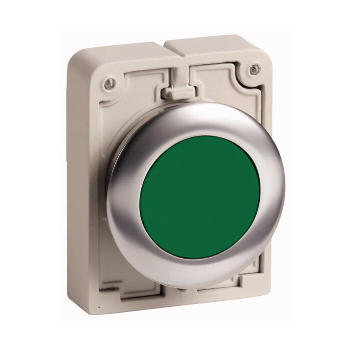 Botão Iluminado Redondo 30Mm Verde Com 1 Contato Aberto E 1 Contato Fechado Ip66/Ip67/Ip69K - Eaton