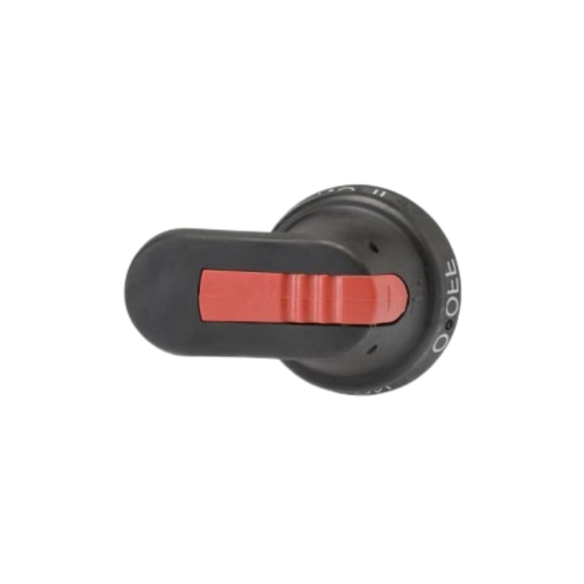 Manopla Acionamento Porta Painel Pt P/ Eixo 6mm C/ Bloq Cade