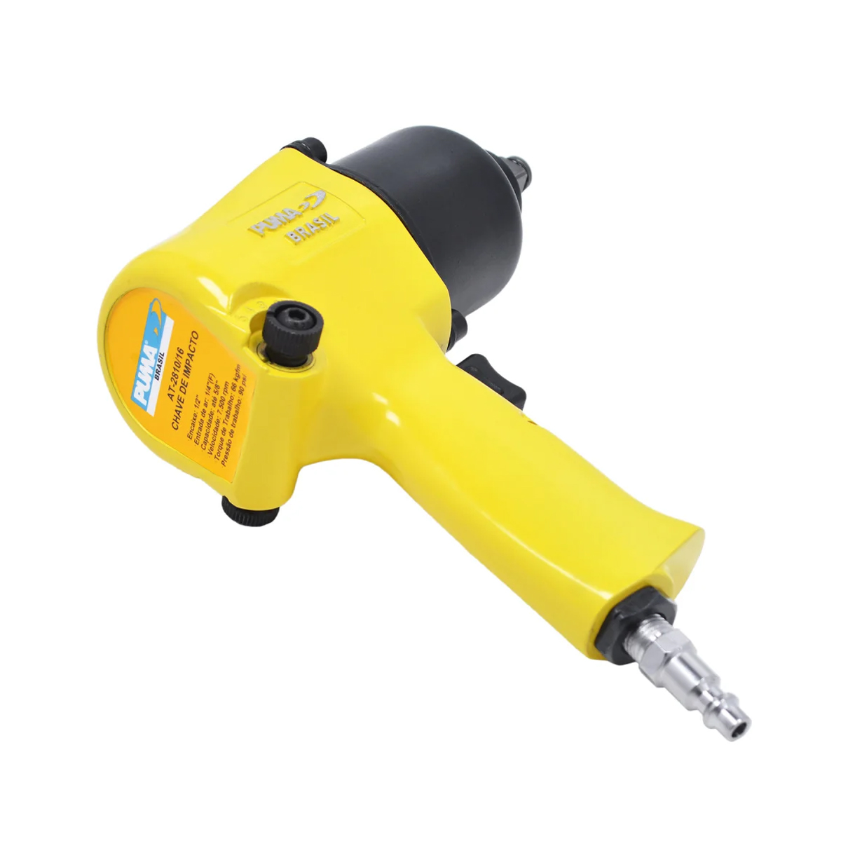 Chave Impacto Pneumática Encaixe Quadrado 1/2 Polegadas 66Kgfm 7500Rpm - Puma