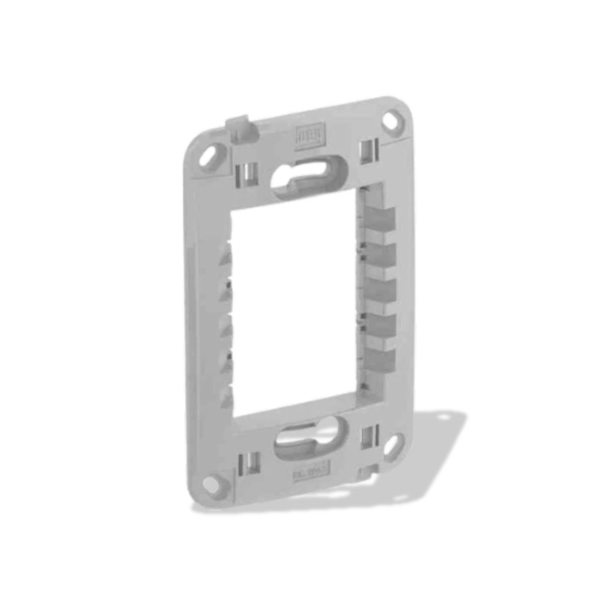 Conjunto Placa e Suporte Acabamento 3 Postos Sep Branco Compose 4X2 Com Suporte - Weg