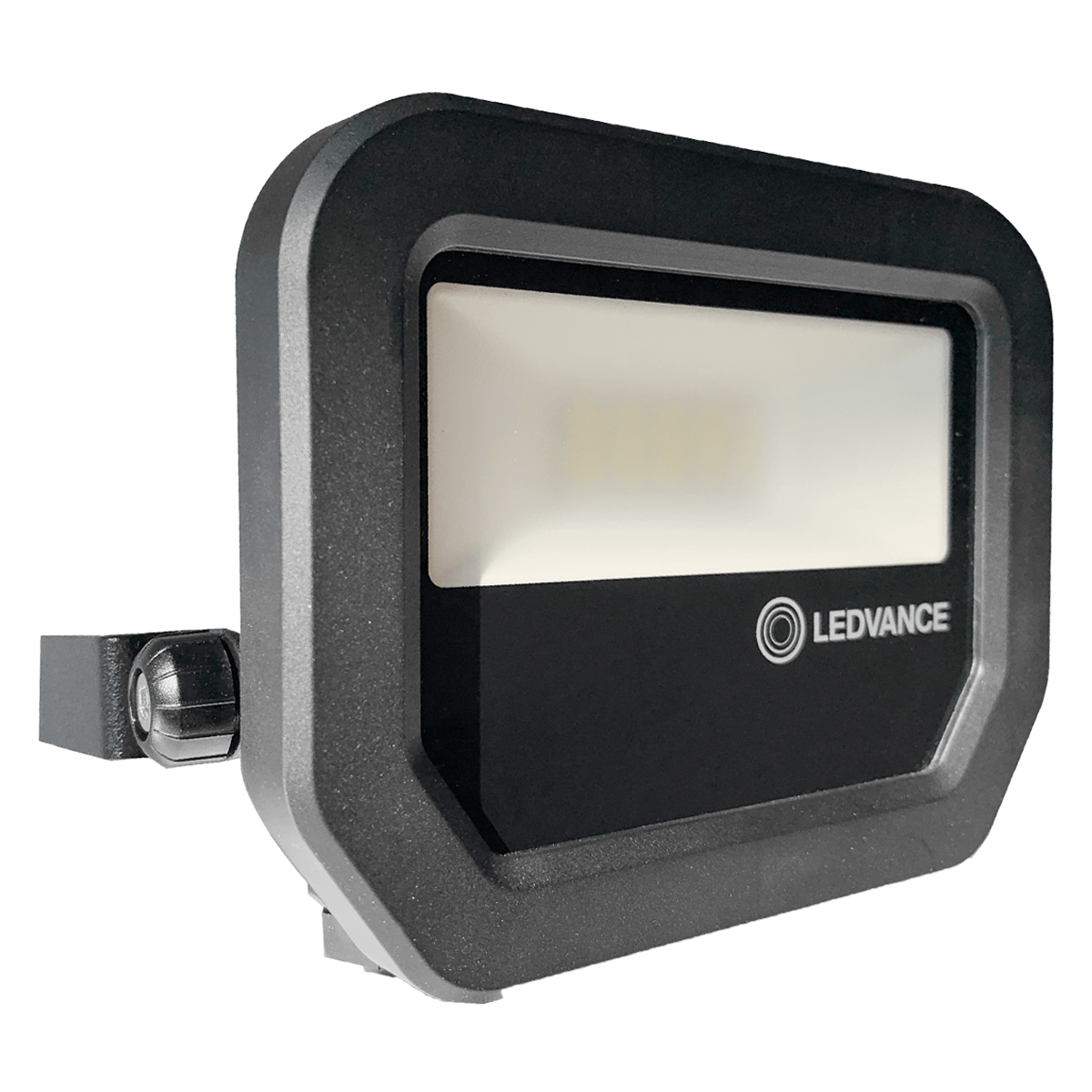 Luminária Refletor Led Retangular Sobrepor Preto 10W Bivolt 5000K Luz Do Dia 1200Lm Difusor Vidro Temperado Floodlight Pfm - Ledvance