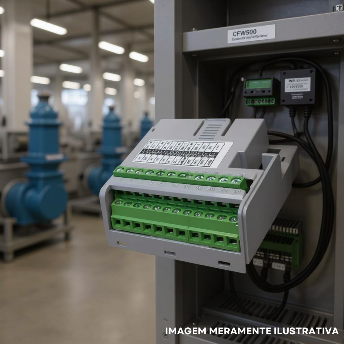 Módulo Expansão Inversor Entrada/Saída Analógica/Digital 1Ea/4Ed/1Sa/5Sd Cfw500 - Weg