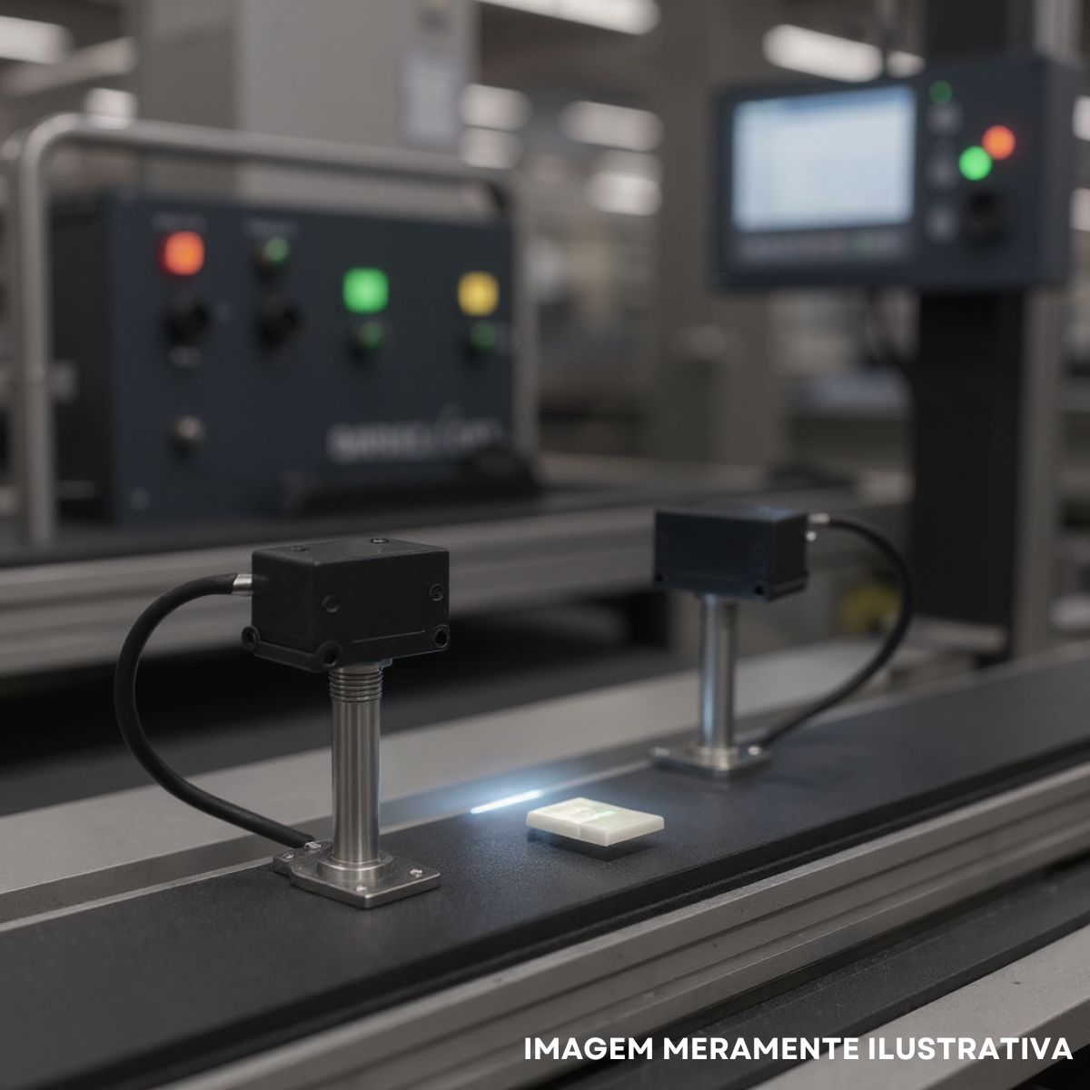 Sensor Fotoelétrico Barreira Sn=10Mm 31X20X11,2Mm Plástico 12-24Vcc Cabo 2M Pnp Ip67 - Weg