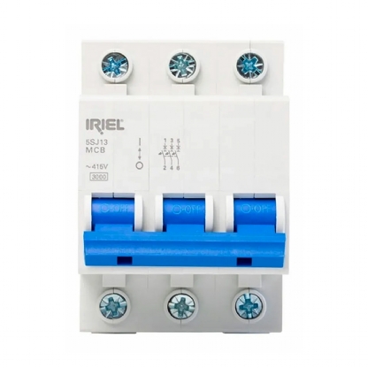 Disjuntor Mini Din Tripolar 25A Curva C 3Ka 220/380V 5SJ13257MB - Siemens