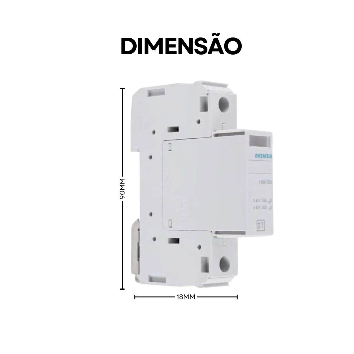Dispositiv Protetor Surto Dps Cl Ii 1p 275v 20/45ka