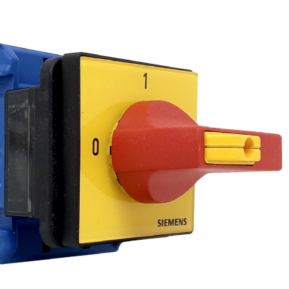 Frontal Seccionadora Tripolar Manopla Vermelho 100A 5TW31003 - Siemens