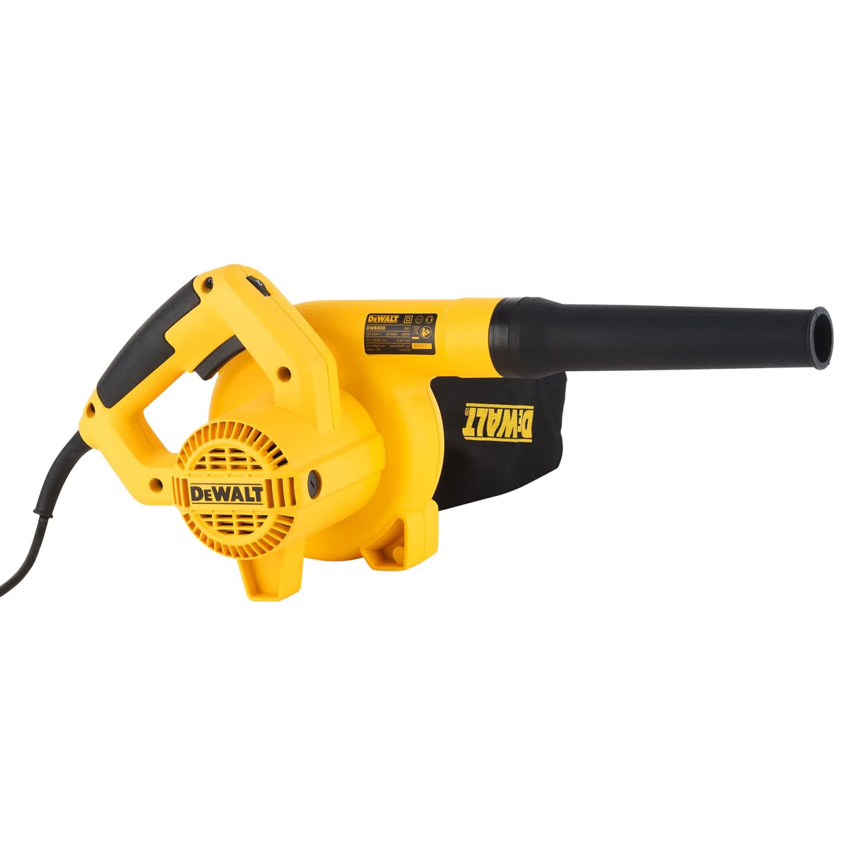 Soprador Aspirador 800Wa Ar 4,5M3/Min 220V - Dewalt