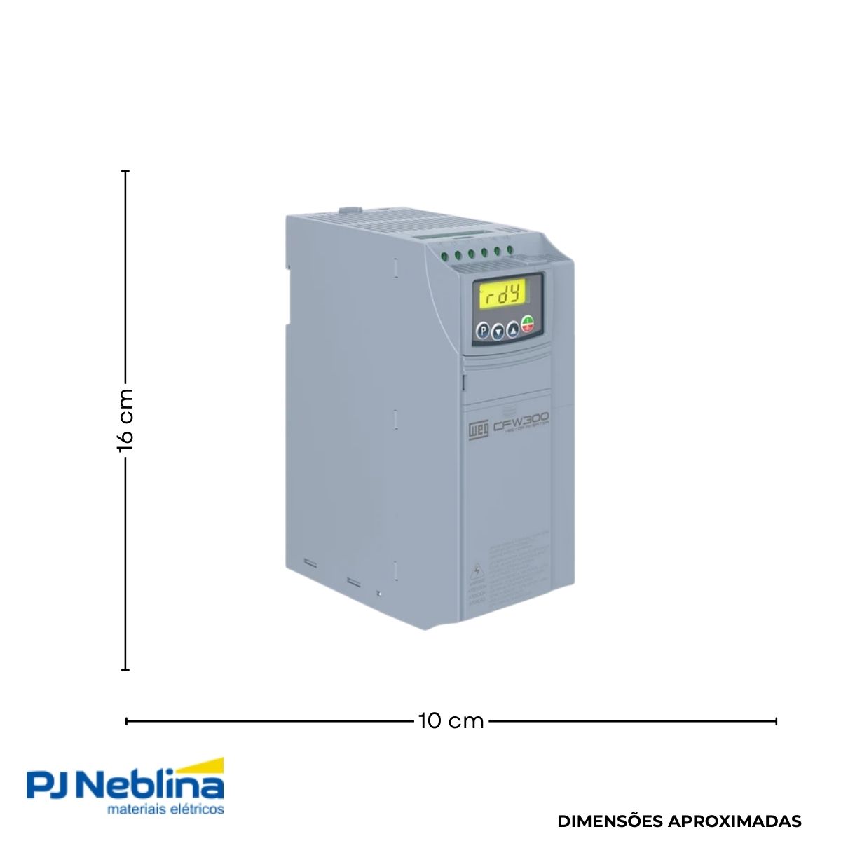 Inversor Frequência Trifásico 380-480V 50/60Hz 15A 7,5Kw - Weg