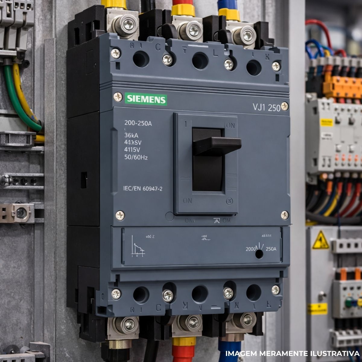 Disjuntor Motor Tripolar 63A 45-63A 30Kw 400V 65Ka 400V 50/60Hz - Siemens