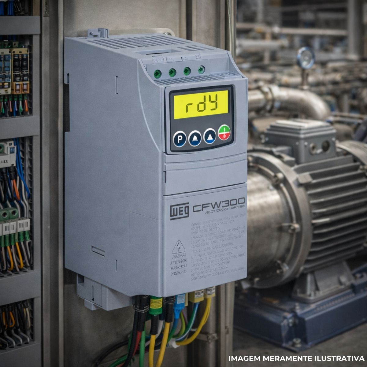 Inversor Frequência Trifásico 380-480V 50/60Hz 10A 4,5Kw - Weg