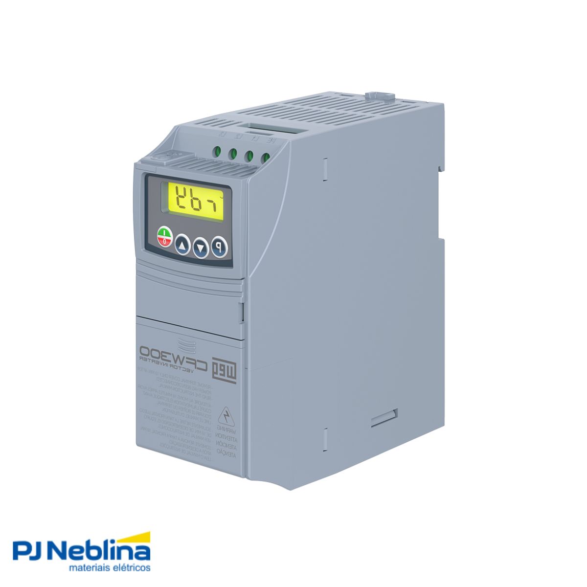 Inversor Frequência Trifásico 380-480V 50/60Hz 1,1A 0,37Kw - Weg