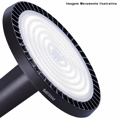 Luminária Industrial Highbay Led Sobrepor Preto 78W 220/240V 6500K Luz Branca - Philips
