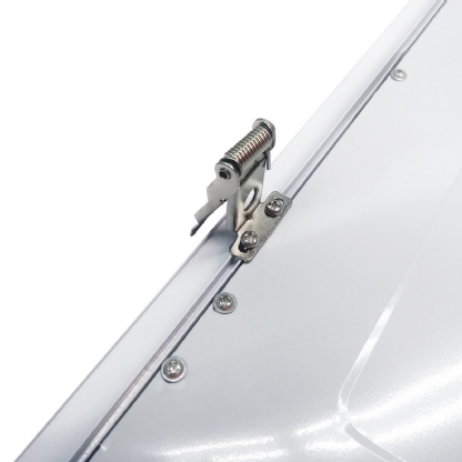 Painel Plafon Embutir Slimtech Led Quadrado Bivolt 120 Graus Facho Ip20 620x620x9mm 50W 6500K Luz Branca - Bronzearte