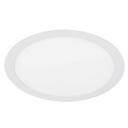 Luminária Comercial Painel Led Embutir Redondo Branco 14,9A 24W Bivolt 50/60Hz 6500K Luz Branca 2000Lm 203,2mm Downlight Dl252 110G - Philips