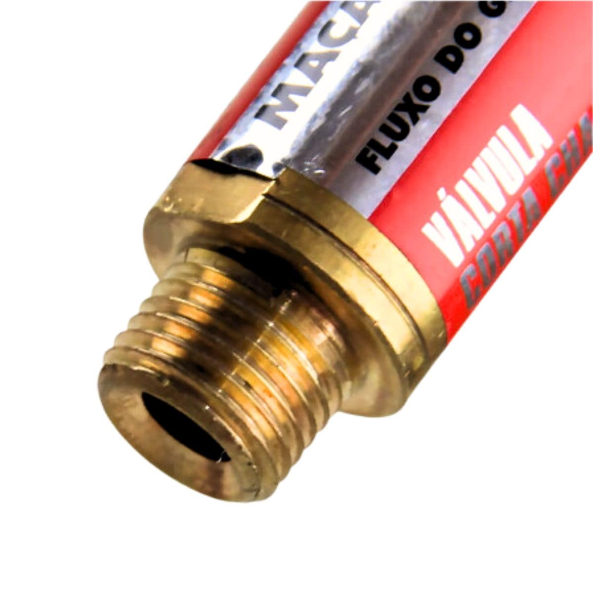 Válvula Entrada Acetileno Maçarico 9/16 Carbografite